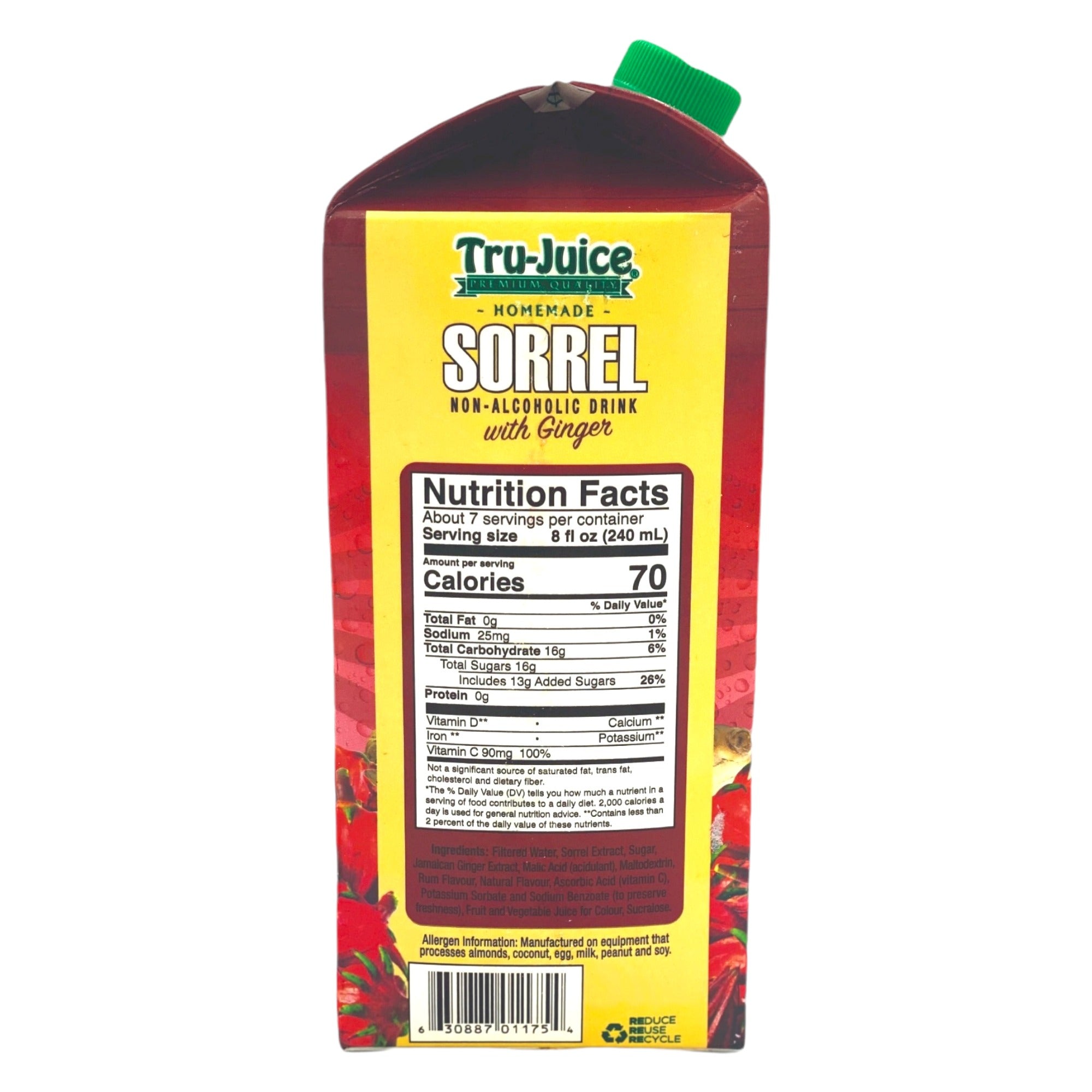 TRU JUICE SORREL 1.75L