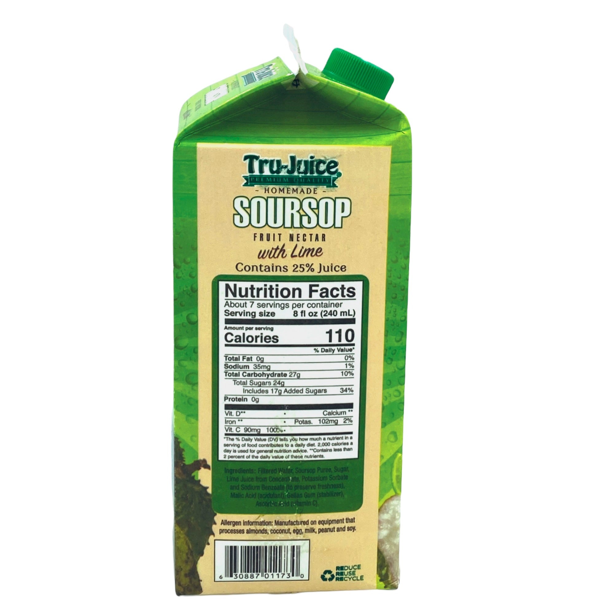 TRU JUICE SOURSOP 1.75L