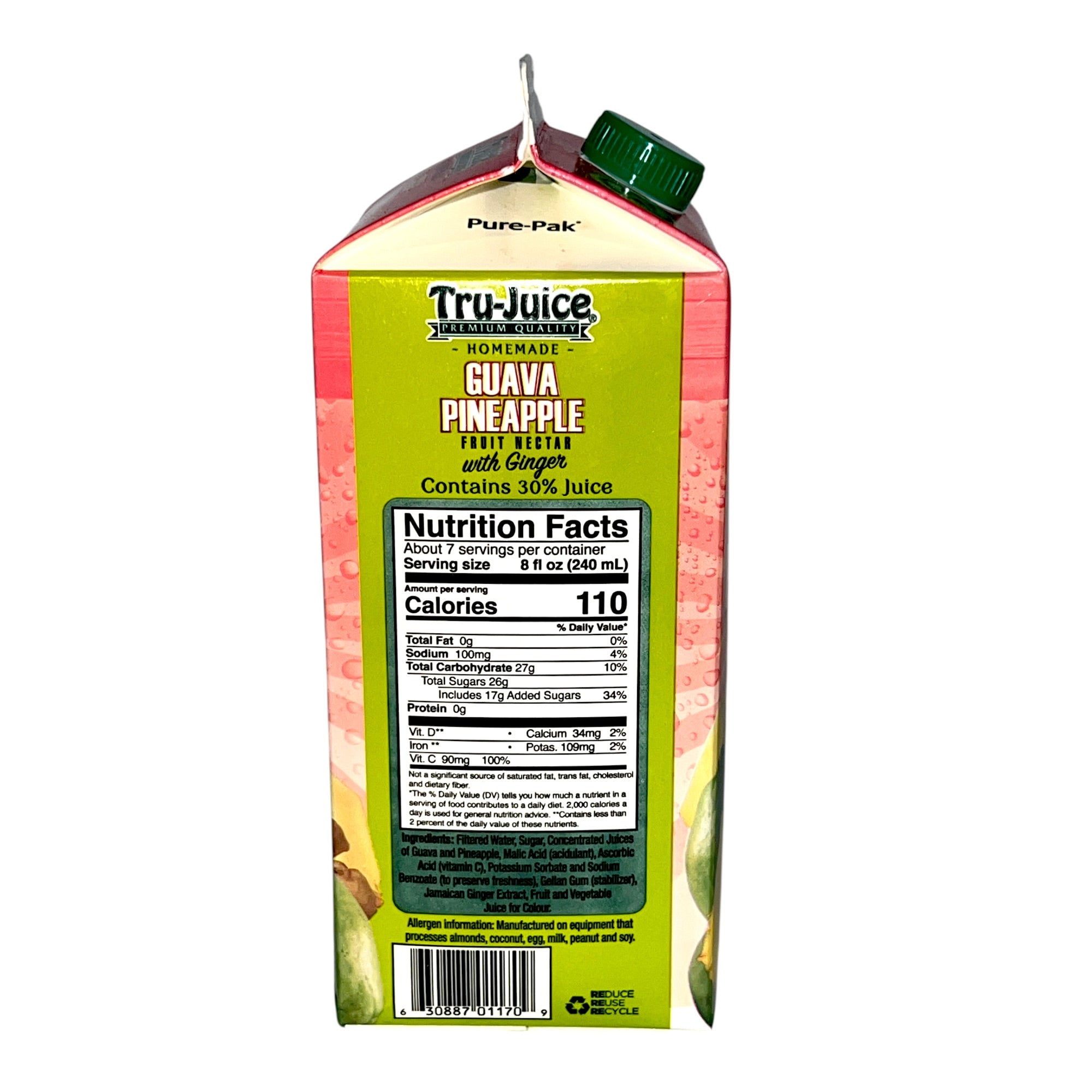 Tru Juice Guava Pineapple 59 Oz  (1.75 L)