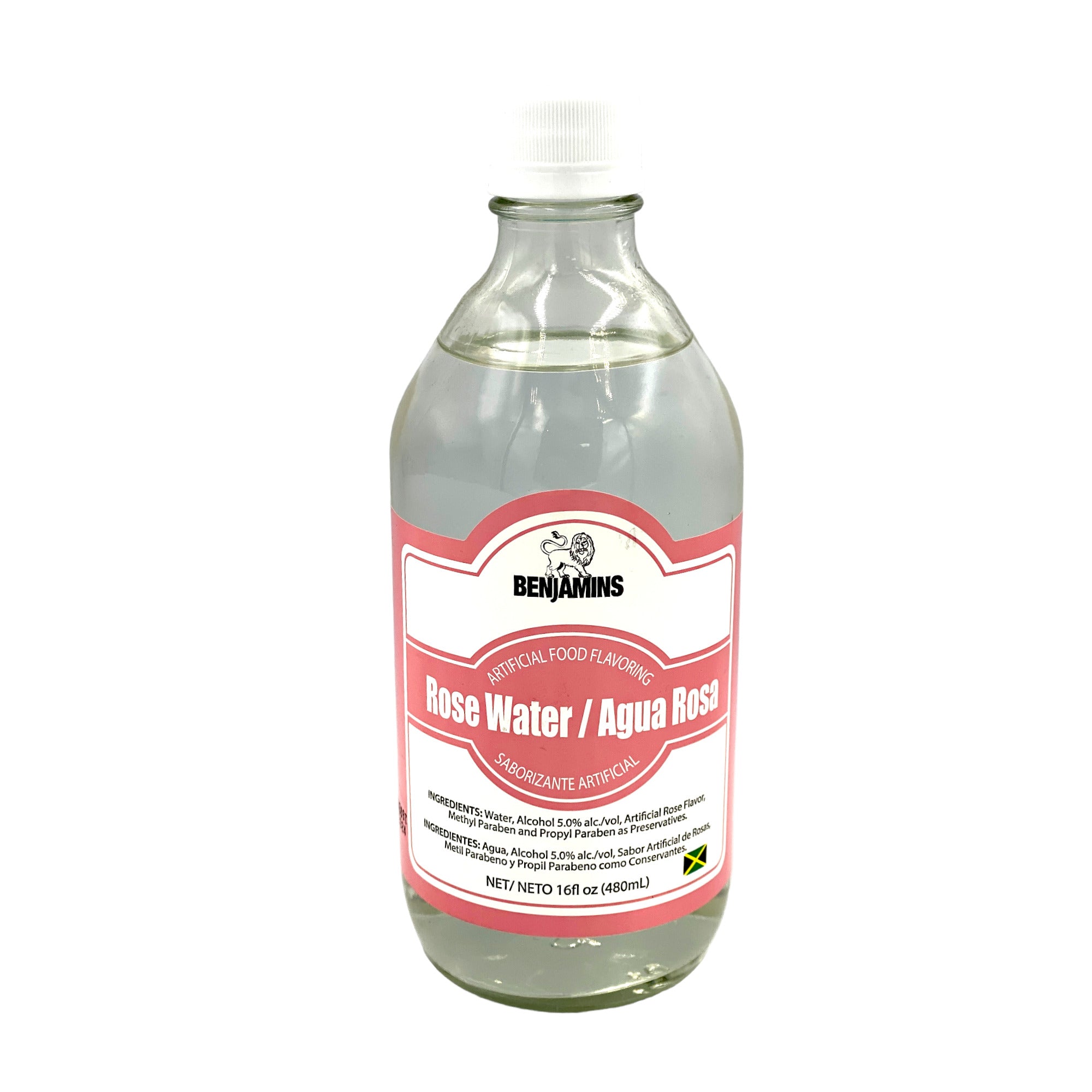 BENJAMINS ROSE WATER FLAVORING 16 FL OZ (480mL)