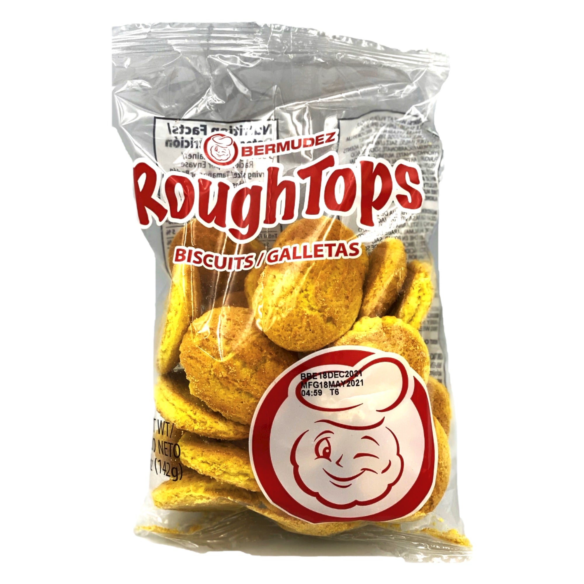 BERMUDEZ ROUGH TOPS BISCUITS (142G)