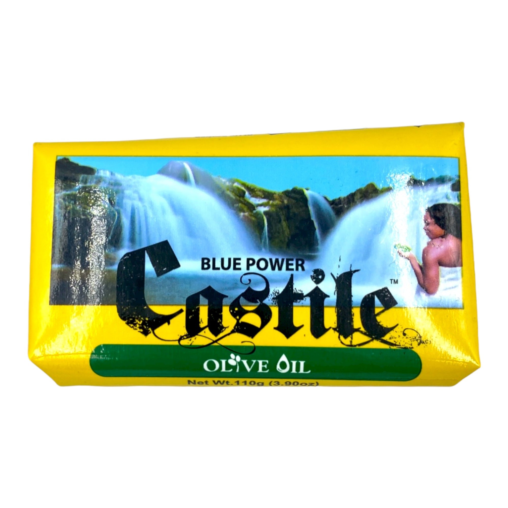 BLUE POWER CASTILE SOAP WITH OLIVE OIL 3.90 OZ (110G)