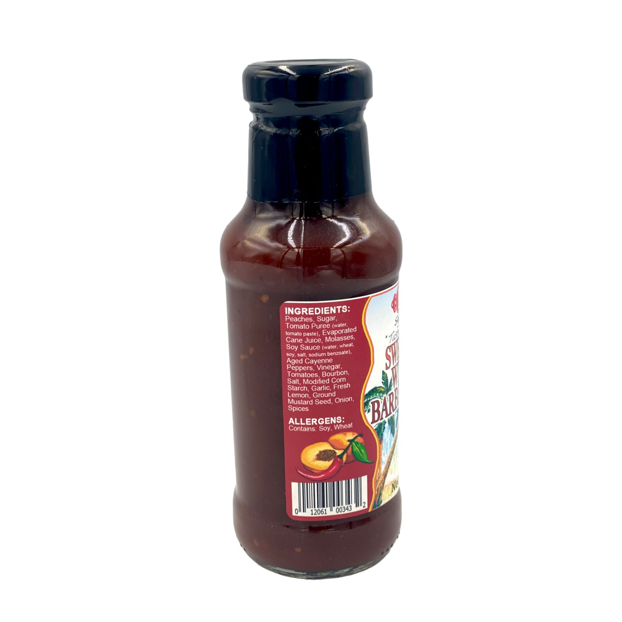 BELLO SWEET PEACH WITH HEAT BBQ SAUCE 13 OZ.