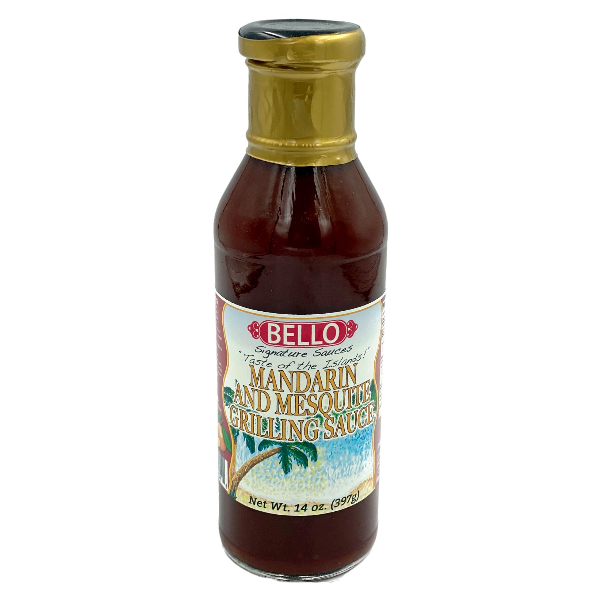 BELLO MANDARIN AND MESQUITE GRILLING SAUCE 14 OZ.