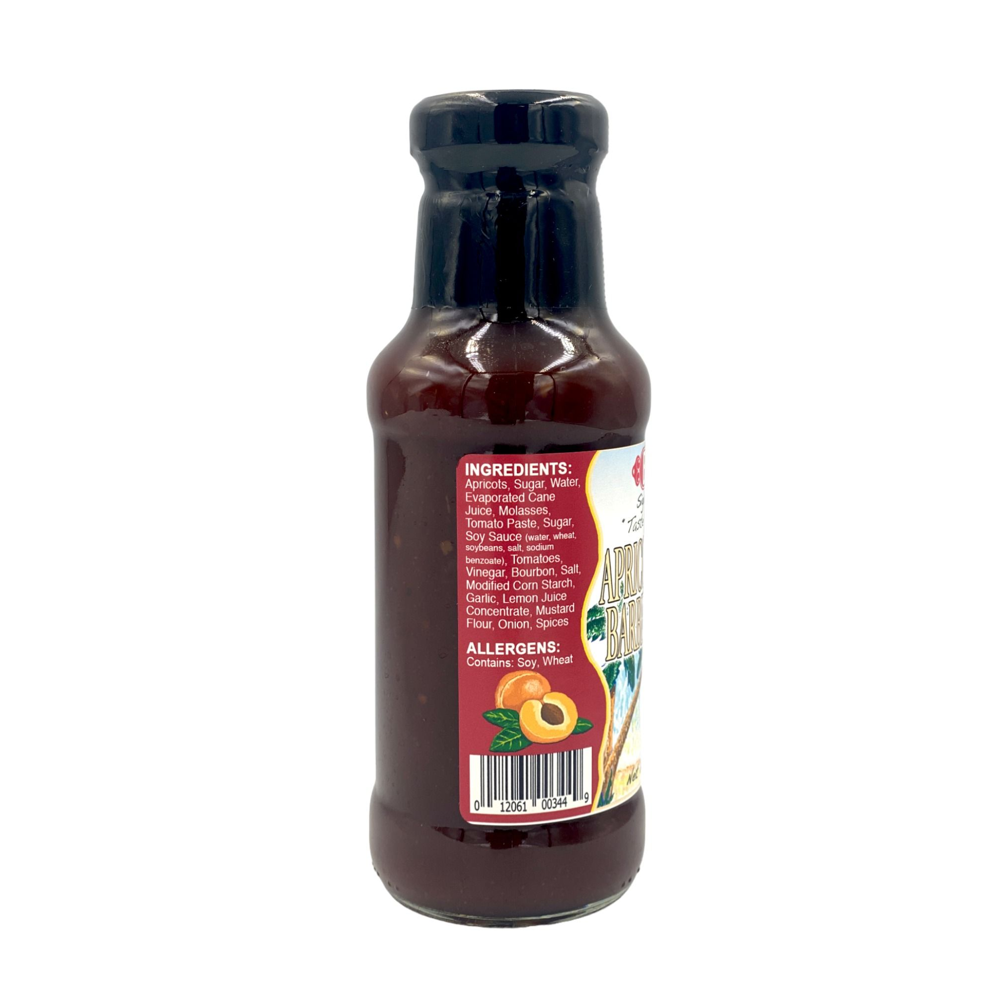 BELLO APRICOT BOURBON BARBECUE SAUCE 13 OZ.